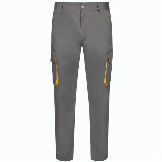 VL HYPNOS. Zweifarbige Twill-Hose mit mehreren Taschen (200 g/m²), aus Baumwolle (35 %) und Polyester (65 %) (Bild 1)