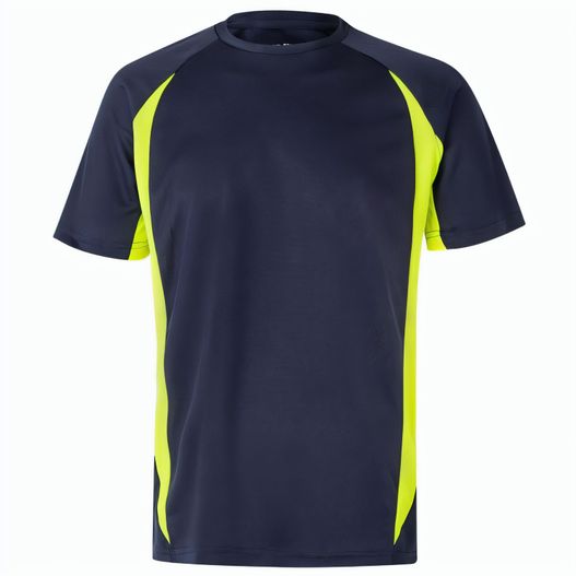 VL SLAYER. Zweifarbiges technisches T-Shirt mit Bird-Eye-Design (160 g/m²), aus Polyester (100%) (Bild 1)