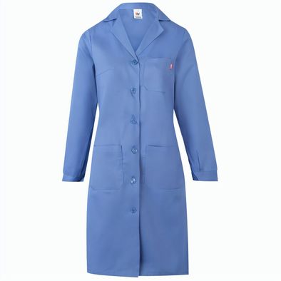 VL RAMA. Langärmeliger Kittel (175 g/m²), aus Baumwollköper (35 %) und Polyester (65 %)