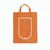 ARLON. Faltbare Einkaufstasche aus Non-woven (80 g/m²)