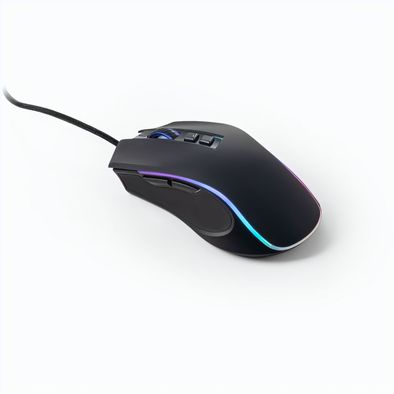 THORNE MOUSE RGB. Gaming-Maus mit 1.5 m Kabel und RGB-LED-Leuchten aus ABS