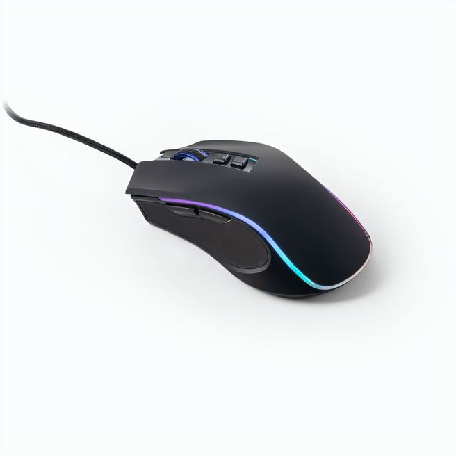 THORNE MOUSE RGB. Gaming-Maus mit 1.5 m Kabel und RGB-LED-Leuchten aus ABS