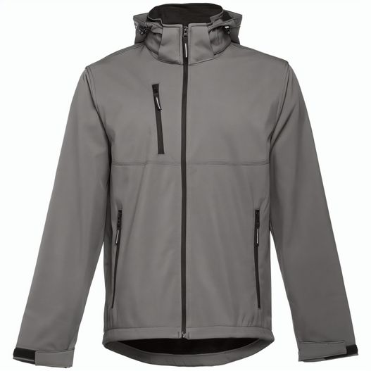 THC ZAGREB. Herren-Softshell-Jacke aus Polyester und Elastan (Bild 1)