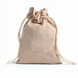 GIBRALTAR. Geschenkbeutel aus recycelter Baumwolle (70%), Polyester (30% rPET) (140 g/m²)