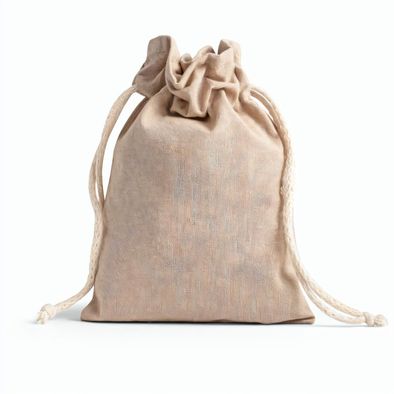 GIBRALTAR. Geschenkbeutel aus recycelter Baumwolle (70%), Polyester (30% rPET) (140 g/m²)