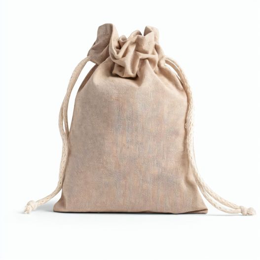 GIBRALTAR. Geschenkbeutel aus recycelter Baumwolle (70%), Polyester (30% rPET) (140 g/m²) (Bild 1)