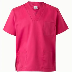 VL ILLAPA. Tunika aus Twill (190g/m²) mit kurzen Ärmeln, aus Polyester (65%) und Baumwolle (35%)