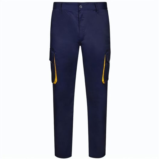 VL HYPNOS. Zweifarbige Twill-Hose mit mehreren Taschen (200 g/m²), aus Baumwolle (35 %) und Polyester (65 %) (Bild 1)