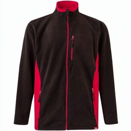 VL GERAS. Zweifarbige Fleecejacke (220g/m²) aus Polyester (100%)
