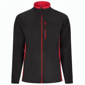 VL GERAS. Zweifarbige Fleecejacke (220g/m²) aus Polyester (100%)