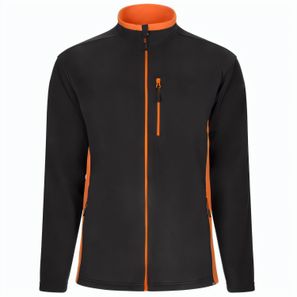 VL GERAS. Zweifarbige Fleecejacke (220g/m²) aus Polyester (100%)