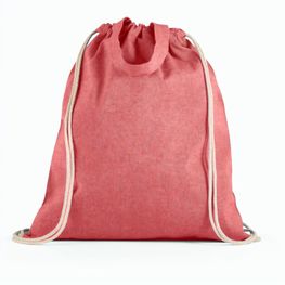 RISSANI. Tragetasche/Turnbeutel (2in1) aus recycelter Baumwolle (70%) und polyester (30% rPET) (140 g/m²)