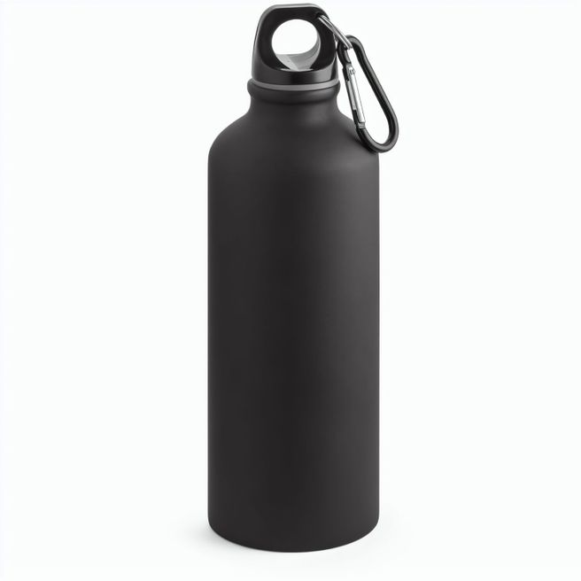 COLLINA. Aluminiumflasche mit Karabiner 540 ml