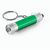 RE-LERGAN. Schlüsselanhänger aus Aluminium (92% recycelt) mit 3-Licht-LED-Taschenlampe