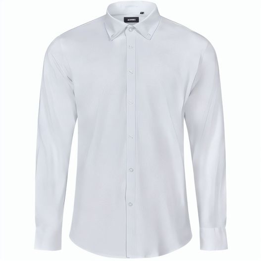 VL PRITHVI MAN. Hemd Oxford (180 g/m²) für Herren, aus Baumwolle (50 %), Polyester (45 %) und Elasthan (5 %) (Bild 1)
