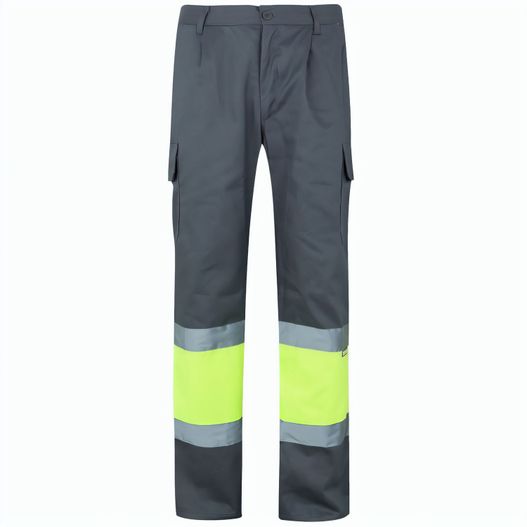 VL ATHENA. Zweifarbige Hose aus Twill (210 g/m²), gefüttert, mit mehreren Taschen, aus Baumwolle (20%) und Polyester (80%) (Bild 1)