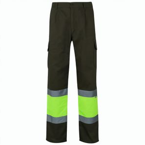 VL POSEIDON. Zweifarbige Twill-Hose mit mehreren Taschen (210 g/m²), aus Baumwolle (20%) und Polyester (80%)