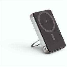 Produktabbildung WARSHEL 10. Magnetische Powerbank mit 10'000 mAh und superschnellem kabellosem Ladegerät (15 W) aus recyceltem ABS (100% rABS) mit Ständer WARSHEL 10. Magnetische Powerbank mit 10'000 mAh und superschnellem kabellosem Ladegerät (15 W) aus recyceltem ABS (100% rABS) mit Ständer