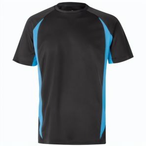 VL SLAYER. Zweifarbiges technisches T-Shirt mit Bird-Eye-Design (160 g/m²), aus Polyester (100%)