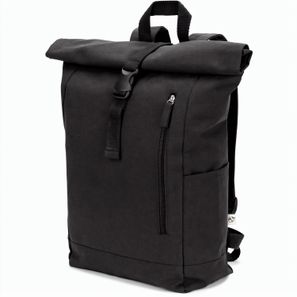 SAINT. Roll-Top-Rucksack aus recyceltem Baumwolle und recyceltem Polyester (380 g/m²)