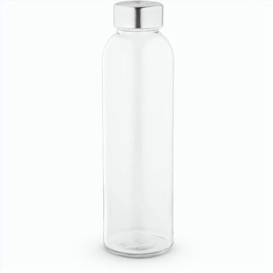 SOLER. Glasflasche sublimations und Edelstahlverschluss 500 ml