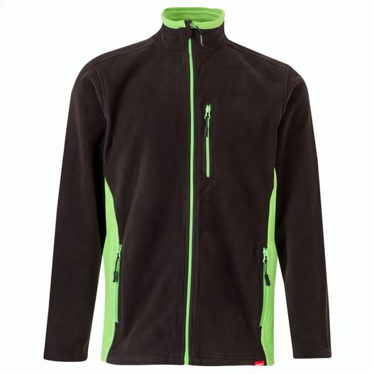 VL GERAS. Zweifarbige Fleecejacke (220g/m²) aus Polyester (100%) (Bild 1)