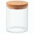 SPICE 700. Behälter (700 mL) aus Borosilikatglas mit Korkdeckel (Bild 1)