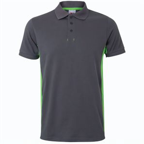 VL SUPAY. Zweifarbiges Piqué-Poloshirt (180 g/m²), kurzärmelig, aus Baumwolle (60%) und Polyester (40%)