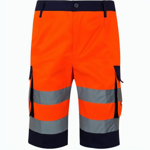 Produktabbildung VL HADES. Zweifarbige Bermudashorts mit mehreren Taschen (210 g/m²), aus Baumwolle (20%) und Polyester (80%) VL HADES. Zweifarbige Bermudashorts mit mehreren Taschen (210 g/m²), aus Baumwolle (20%) und Polyester (80%) (Bild 1)