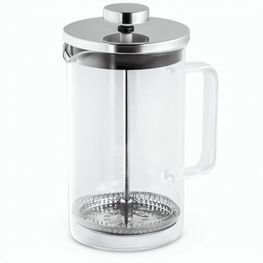 Produktabbildung JENSON. Kaffeemaker aus Borosilikatglas und Edelstahl, 600 ml JENSON. Kaffeemaker aus Borosilikatglas und Edelstahl, 600 ml