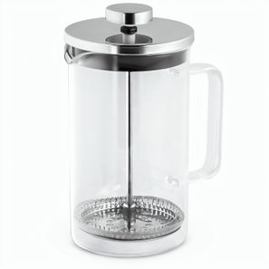 JENSON. Kaffeemaker aus Borosilikatglas und Edelstahl, 600 ml