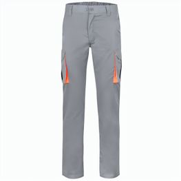 VL HYPNOS. Zweifarbige Twill-Hose mit mehreren Taschen (200 g/m²), aus Baumwolle (35 %) und Polyester (65 %)