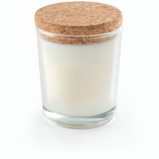 ZEN 80. Aromatische Kerze in einem Glasbecher mit Korkdeckel 80 g (Bild 1)