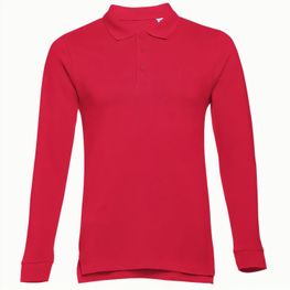 Produktabbildung THC BERN. Langarm-Poloshirt für Herren aus kardierter Baumwolle THC BERN. Langarm-Poloshirt für Herren aus kardierter Baumwolle