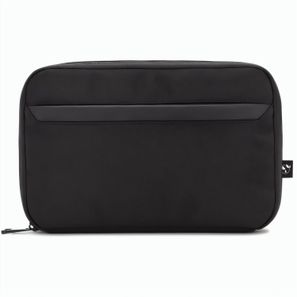 YANGON. Tasche, die geräumig ist und Organisation für technisches Zubehör bietet, aus Twill mit wasserabweisender Beschichtung und recyceltem 600D-Polyester