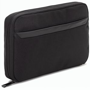 YANGON. Tasche, die geräumig ist und Organisation für technisches Zubehör bietet, aus Twill mit wasserabweisender Beschichtung und recyceltem 600D-Polyester