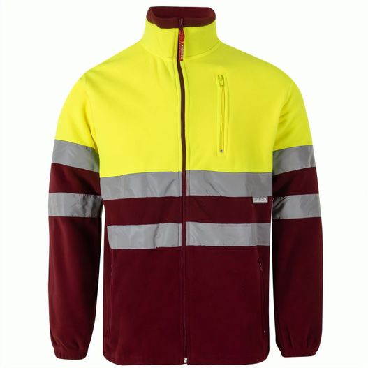 VL EROS. Zweifarbige Fleecejacke (280g/m²), aus Polyester (100%) (Bild 1)