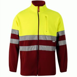 VL EROS. Zweifarbige Fleecejacke (280g/m²), aus Polyester (100%)