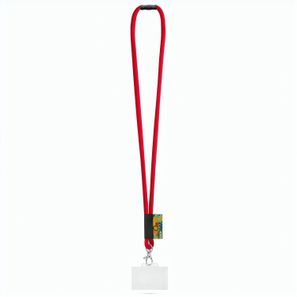 WATFORD. SET Lanyard Tube Long (Ø 7 mm) mit 9 mm Auslösekarabiner, Ø 7 mm Sicherheitsverschluss und 91 x 68 mm starrem Ausweis-/Kartenhalter