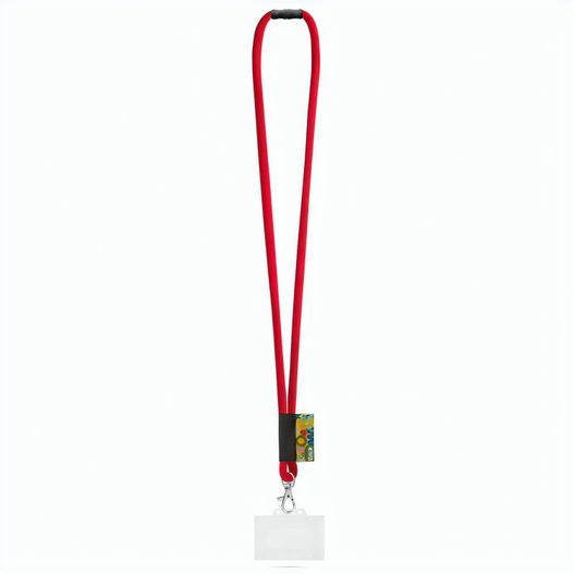 WATFORD. SET Lanyard Tube Long (Ø 7 mm) mit 9 mm Auslösekarabiner, Ø 7 mm Sicherheitsverschluss und 91 x 68 mm starrem Ausweis-/Kartenhalter (Bild 1)