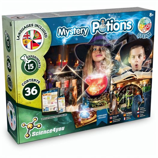 Produktabbildung Mystery Potions Kit II. Lernspiel lieferung inklusive einer kraftpapiertasche (100 g/m²) Mystery Potions Kit II. Lernspiel lieferung inklusive einer kraftpapiertasche (100 g/m²) (Bild 1)