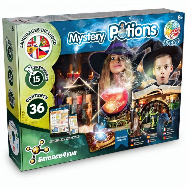 Produktabbildung Mystery Potions Kit II. Lernspiel lieferung inklusive einer kraftpapiertasche (100 g/m²) Mystery Potions Kit II. Lernspiel lieferung inklusive einer kraftpapiertasche (100 g/m²)