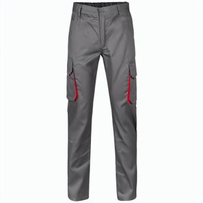 VL HYPNOS. Zweifarbige Twill-Hose mit mehreren Taschen (200 g/m²), aus Baumwolle (35 %) und Polyester (65 %)