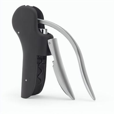 LAGREIN. Korkenzieher aus ABS und Zink mit automatischem Hebel für das leichtere Öffnen