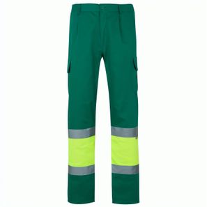 VL POSEIDON LARGE. Zweifarbige Twill-Hose mit mehreren Taschen (210 g/m²), aus Baumwolle (20%) und Polyester (80%)