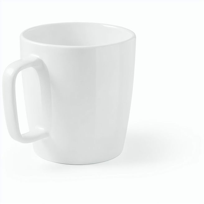 DHONI WHITE. Keramik-Becher 450 mL