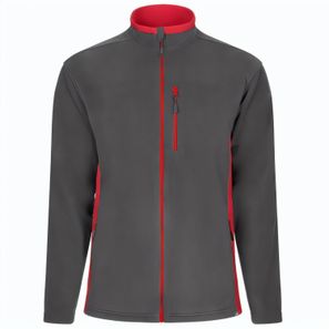 VL GERAS. Zweifarbige Fleecejacke (220g/m²) aus Polyester (100%)