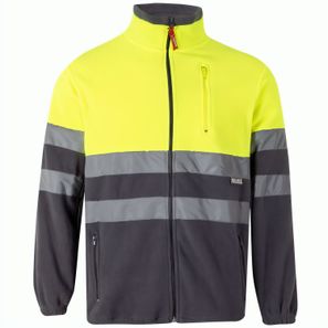 VL EROS. Zweifarbige Fleecejacke (280g/m²), aus Polyester (100%)