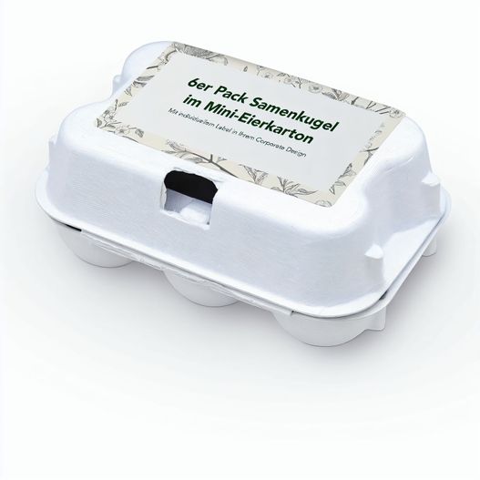 6er Pack Samenkugel im Mini-Eierkarton (Bild 1)
