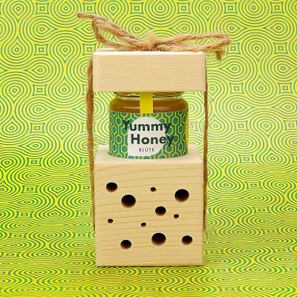 Wildbienenset Mini mit Blühsamen - Bino